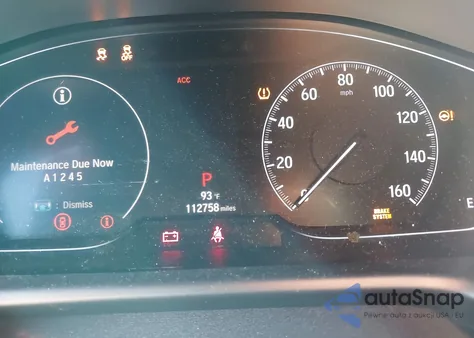 2020 Honda Accord Sport z USA, uszkodzony, nr VIN 1HGCV1F37LA055342